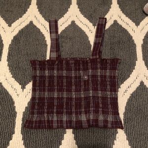 Plaid tank top